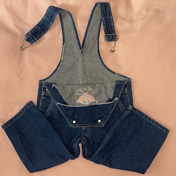 💙Vintage Girls denim coveralls , with adjustable shoulder straps. - Picture 6 of 9